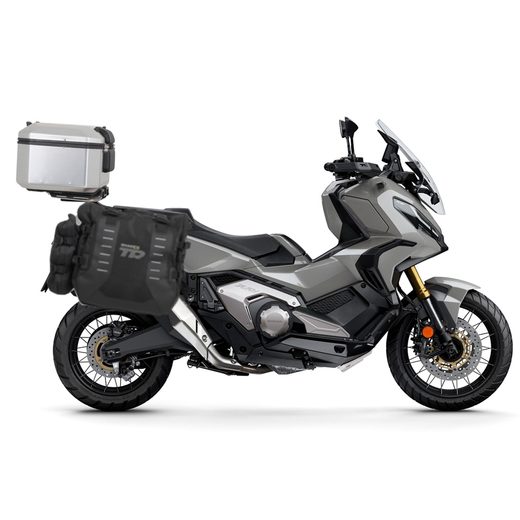 COMPLETE SET OF SHAD TERRA TR40 ADVENTURE SADDLEBAGS AND SHAD TERRA ALUMINIUM 48L TOPCASE, INCLUDING MOUNTING KIT SHAD SUZUKI DL 1000 V-STROM/ DL 1050 V-STROM