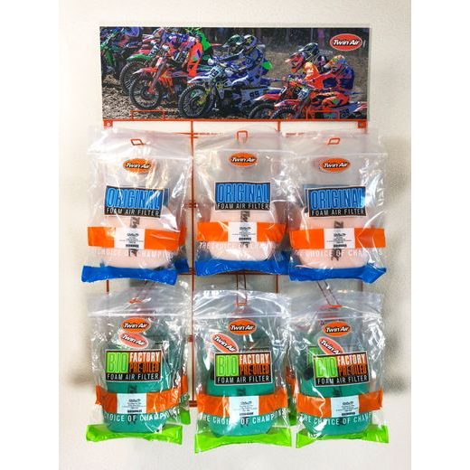 PRODUCT DISPLAY TWINAIR 177749W (WALL DISPLAY, INCLUDING 6 HOOKS)