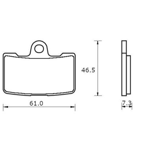 BRZDOVÉ OBLOŽENIE ACCOSSATO AGPA232 ZXC