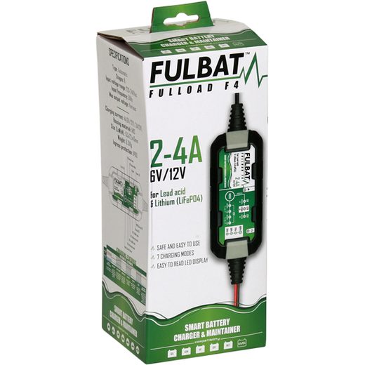 NABÍJAČKA AKUMULÁTOROV FULBAT FULLOAD F4 2A (SUITABLE ALSO FOR LITHIUM)