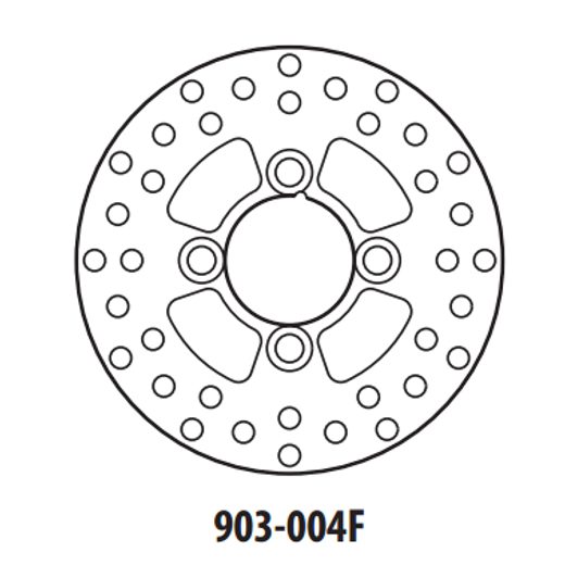 BRZDOVÝ KOTÚČ GOLDFREN 903-004F PREDNÉ 160,6 MM