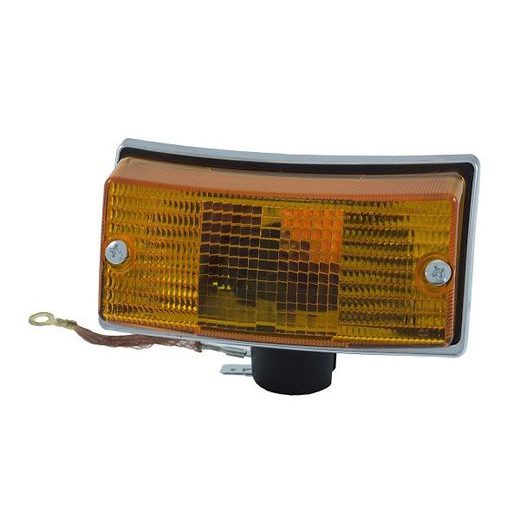 BLINKER SIEM 246480450 ORANGE - CHROMED FRONT-LEFT