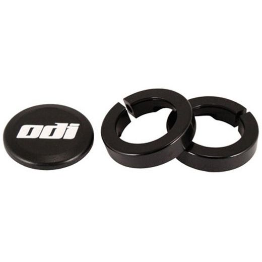 ODI GRIPS SET LOCK JAW CLAMPS W/SNAP CAPS - BLACK