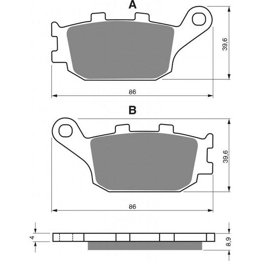 BRZDOVÉ OBLOŽENIE GOLDFREN 021 AD