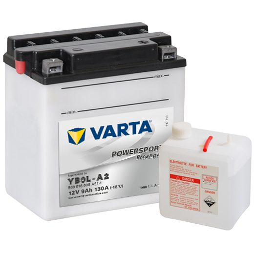 VARTA 12V/9AH - MOTO FRESHPACK (YB9L-A2)