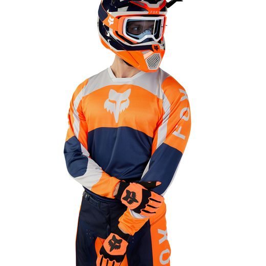 FOX 180 NITRO JERSEY - EXTD SIZES - FLUO ORANGE MX24