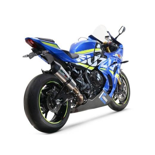 SLIP-ON EXHAUST GPR GP EVO4 E4.S.198.GPAN.TO BRUSHED TITANIUM INCLUDING REMOVABLE DB KILLER AND LINK PIPE