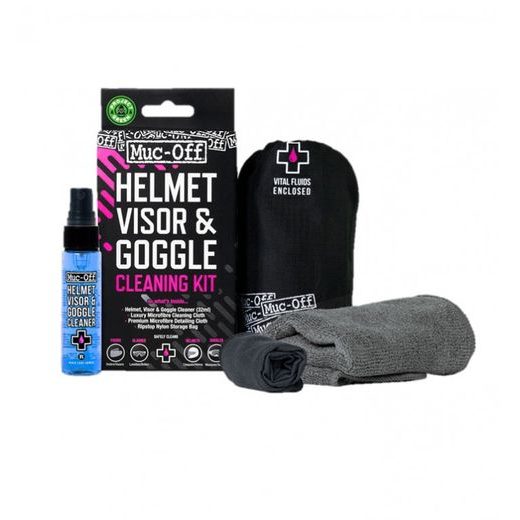 HELMET, VISOR & GOGGLE CLEANING KIT V2 MUC-OFF 20802