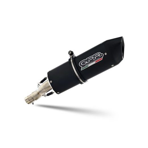 SLIP-ON EXHAUST GPR FURORE KTM.CAT.43.1.FUNE MATTE BLACK INCLUDING REMOVABLE DB KILLER, LINK PIPE AND CATALYST