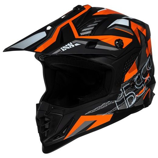 CROSS HELMET IXS IXS363 2.0 X12045 BLACK MATT-ORANGE-ANTHRACITE XS