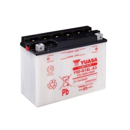 YUMICRON BATTERY NO ACID YUASA Y50-N18L-A3