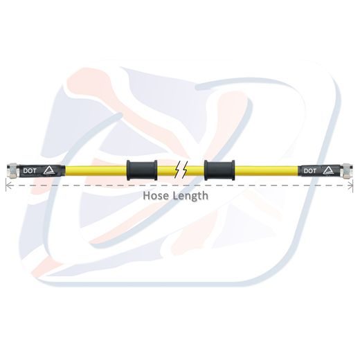 BRZDOVÁ HADICA VENHILL POWERHOSEPLUS 3H0725 Y 725MM ŽLTÁ