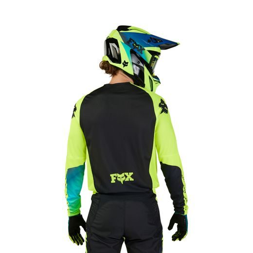 FOX 360 STREAK JERSEY - BLACK/YELLOW MX24