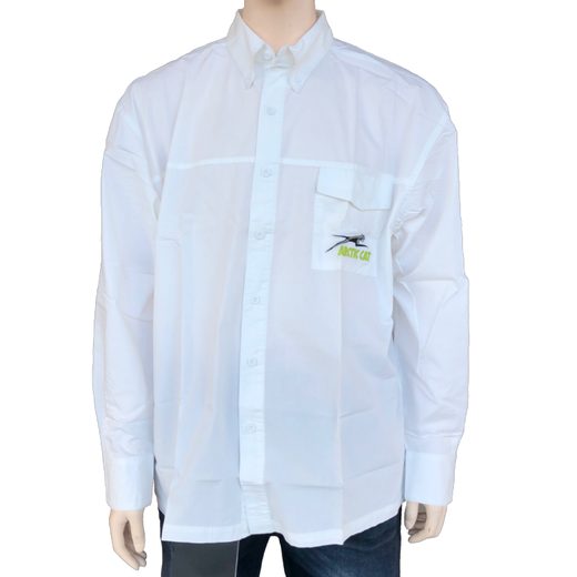 BUSINESS SHIRT, LS WHITE