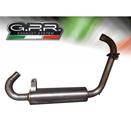 DECAT PIPE GPR MD.10.DEC.RACE BRUSHED STAINLESS STEEL