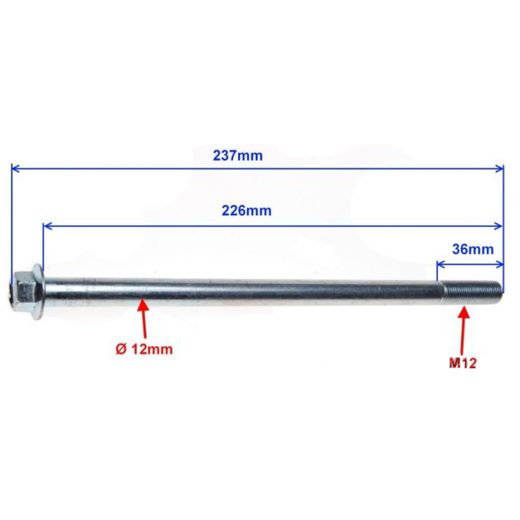 ŠROUB ZADNÍ KYVKY XMOTOS XB29