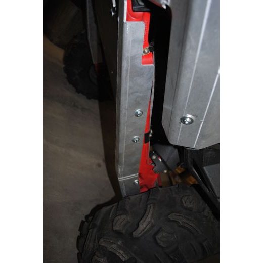 RICOCHET ATV POLARIS RZR 900 4 SEAT 2012-14, SKIDPLATE SET
