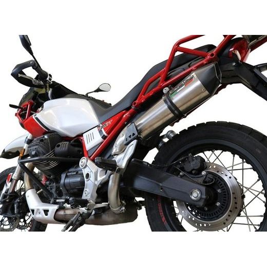 SLIP-ON EXHAUST GPR GPE ANN. GU.61.RACE.GPAN.TO BRUSHED TITANIUM INCLUDING LINK PIPE