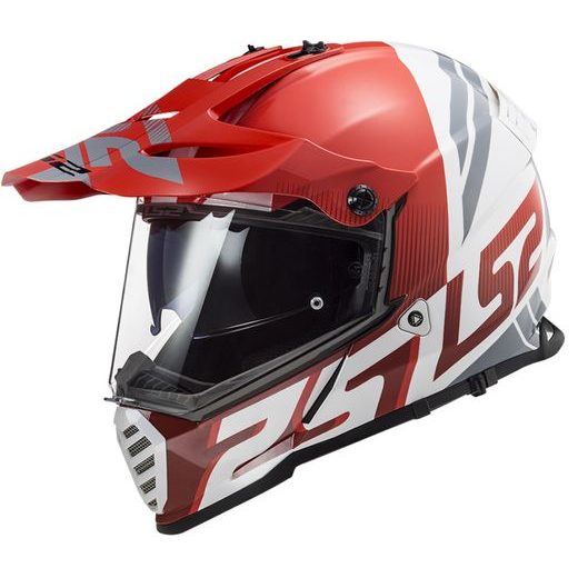 LS2 MX436 PIONEER EVO EVOLVE RED WHITE