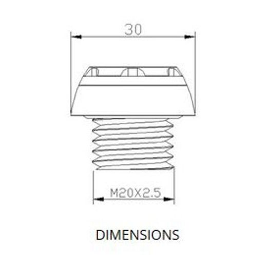 PLUG OIL CAP PUIG TRACK 20347P STRIEBORNÁ