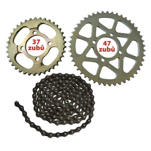 SADA ZADNA ROZETA 47 ZUBOV + REŤAZ