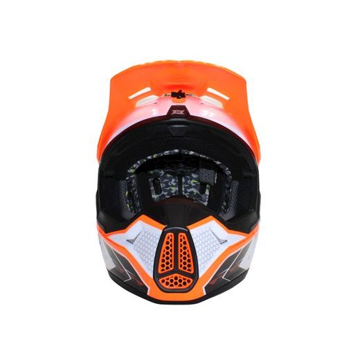 MOTOKROSOVÁ HELMA AXXIS WOLF ABS STAR TRACK A4 LESKLÁ FLUOR ŽLTÁ M