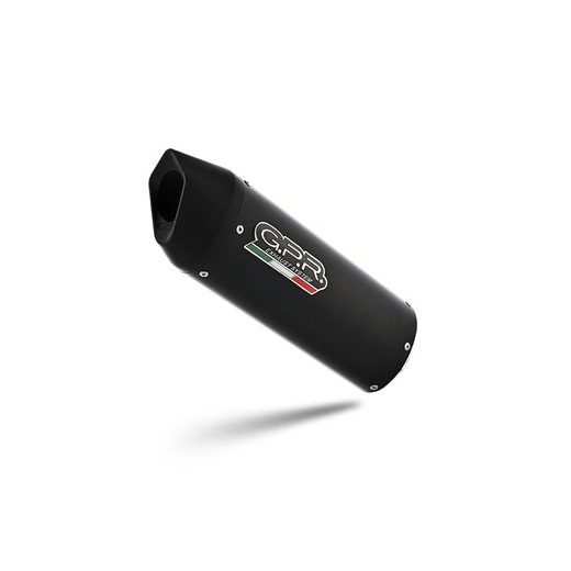 SLIP-ON EXHAUST GPR FURORE S.197.RACE.FUNE MATTE BLACK INCLUDING LINK PIPE