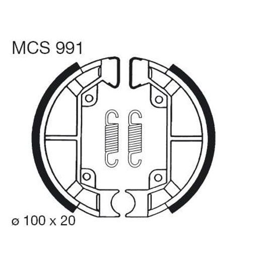 BRZDOVÉ ČEĽUSTE LUCAS MCS 991