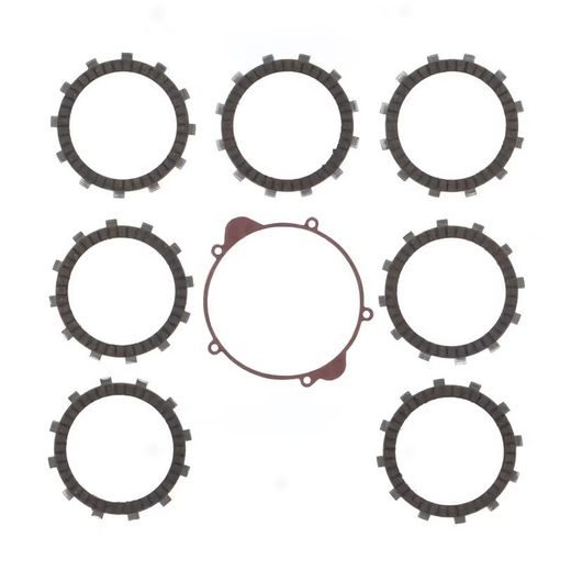 FRICTION PLATES KIT WITH CLUTCH COVER GASKET ATHENA P40230045