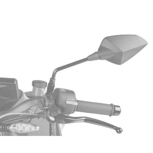 SPÄTNÉ ZRKADLO PUIG RS1 FAIRING FITTING 7344C KARBÓNOVÝ VZHĽAD PRAVÝ