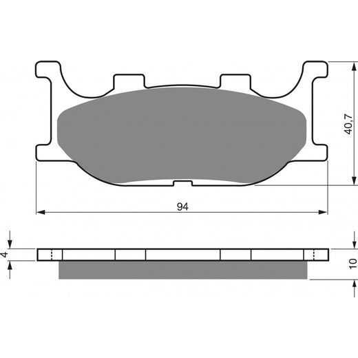 BRZDOVÉ OBLOŽENIE GOLDFREN 099 S33 STREET