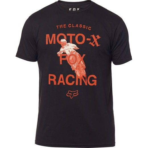 FOX CLASSIC SS PREMIUM TEE, BLACK, LFS18F