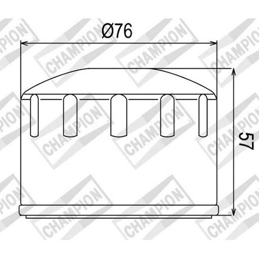 OLEJOVÝ FILTER CHAMPION 100609075
