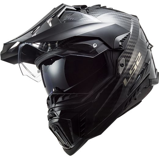 LS2 MX701 C EXPLORER GLOSS CARBON