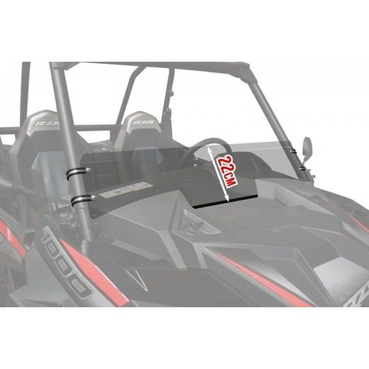 WIND DEFLECTOR PLC - POLARIS RZR 1000 XP 2019
