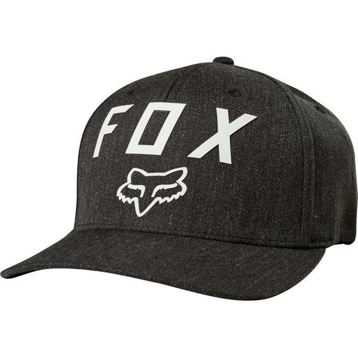 FOX NUMBER 2 FLEXFIT HAT, HEATHER GRAPHITE, LFS18F