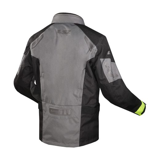 LS2 PHASE MAN JACKET GREY BLACK YELLOW