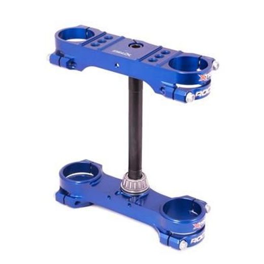 TRIPLE CLAMP X-TRIG ROCS TECH 40704002 MODRÁ