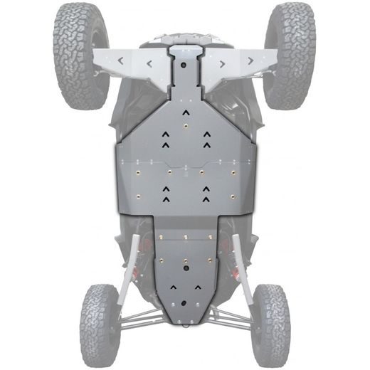 SKID PLATES KIT ALU - POLARIS RZR TURBO S 2018
