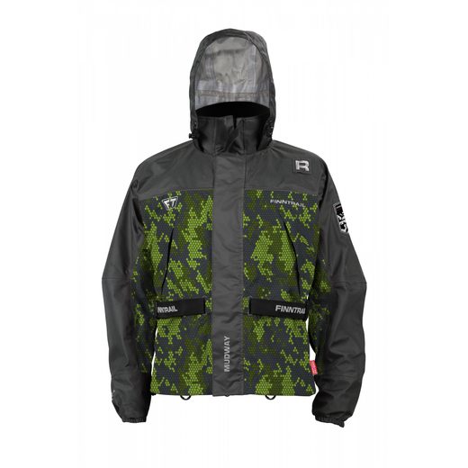 FINNTRAIL JACKET MUDWAY CAMOGREEN