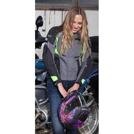 LS2 PHASE LADY JACKET GREY BLACK YELLOW