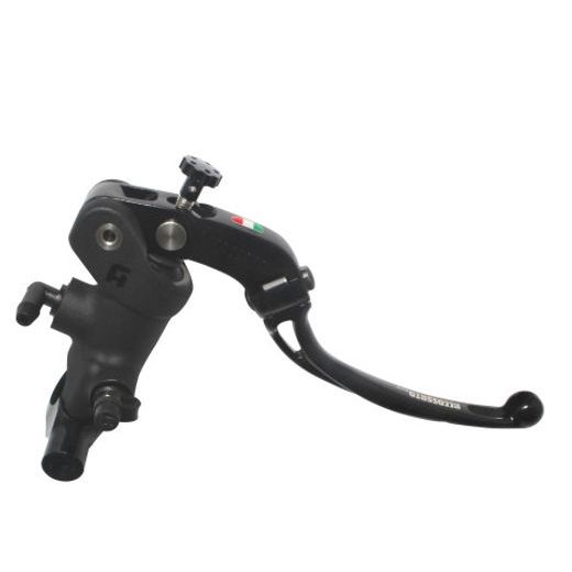 RADIAL BRAKE MASTER CYLINDER ACCOSSATO 19 X 18 WITH FOLDING LEVER,BLACK