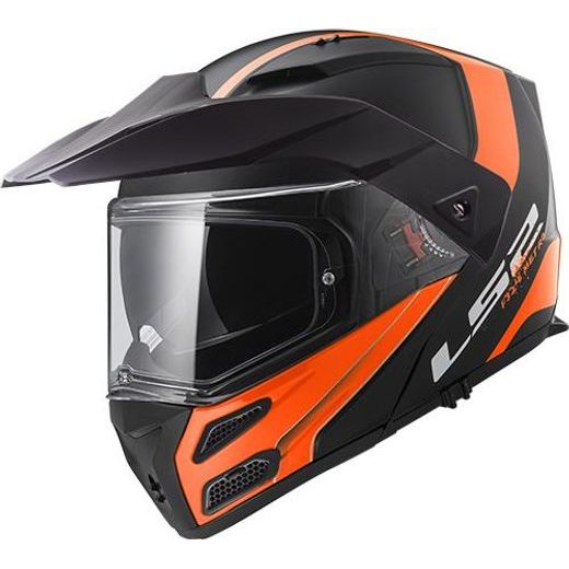 LS2 FF324 METRO RAPID MATT BLACK ORANGE P/J