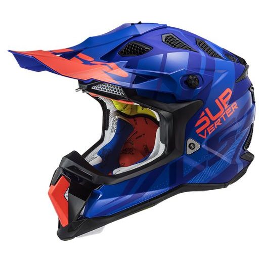 LS2 MX470 SUBVERTER TROOP MATT BLUE ORANGE