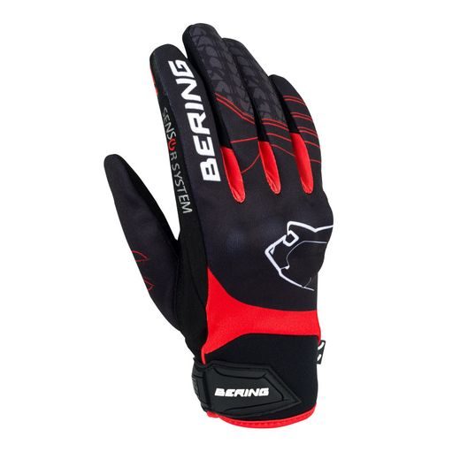 RUKAVICE GRISSOM BERING ČIERNO/ČERVENÉ