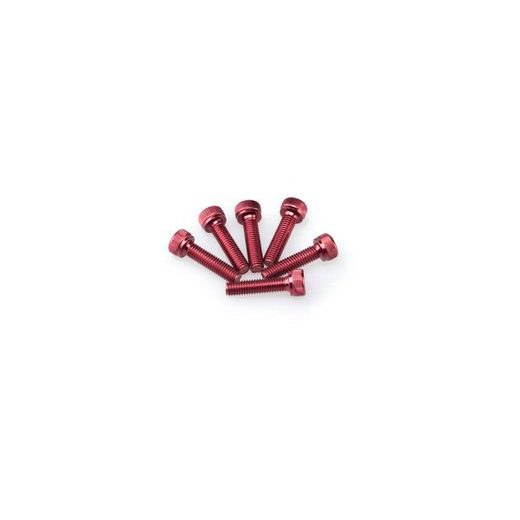 SKRUTKY PUIG ANODIZED 0147R ČERVENÉ M5 X 20MM (6PCS)