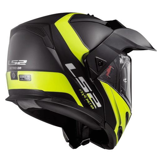 LS2 FF324 METRO RAPID MATT BLACK YELLOW P/J