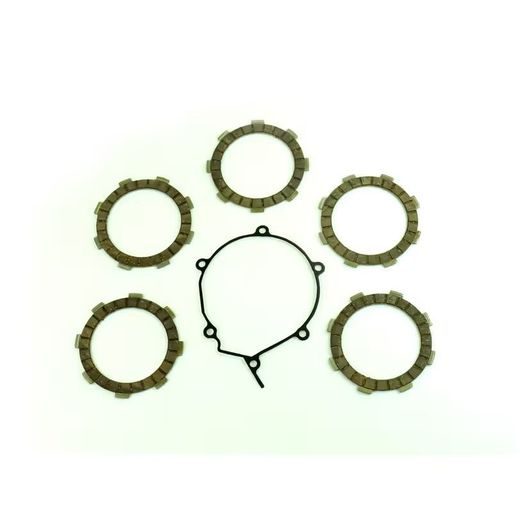 FRICTION PLATES KIT WITH CLUTCH COVER GASKET ATHENA P40230059