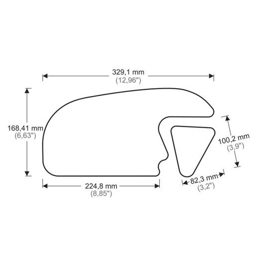 TANK SIDE PROTECTORS PUIG ANTI-SLIP 20072N ČIERNA