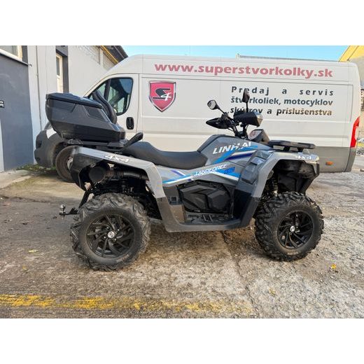 JAZDENA ŠTVORKOLKA LINHAI LANDFORCE 550 L EPS 4X4 + KUFOR SHARK AX96